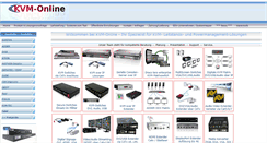 Desktop Screenshot of kvm-online.de