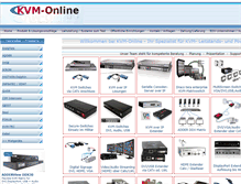 Tablet Screenshot of kvm-online.de